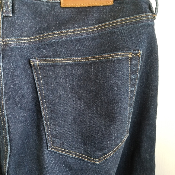Madewell Rail Straight Dark Wash Jeans, Sz 26 - Picture 9 of 14